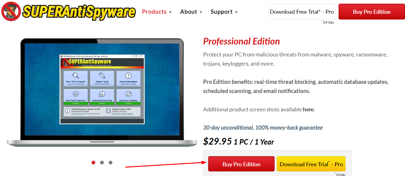 SuperAntiSpyware Professional X 10.0.1256 for mac instal free